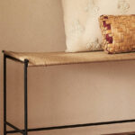 Woven Metal Sleep Bench